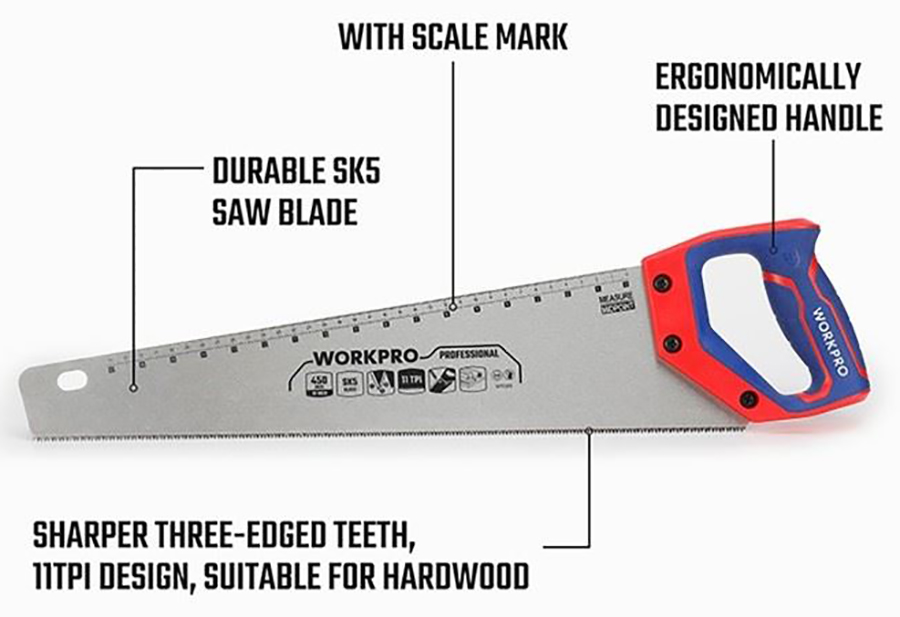 Ножовка WorkPro WP215012