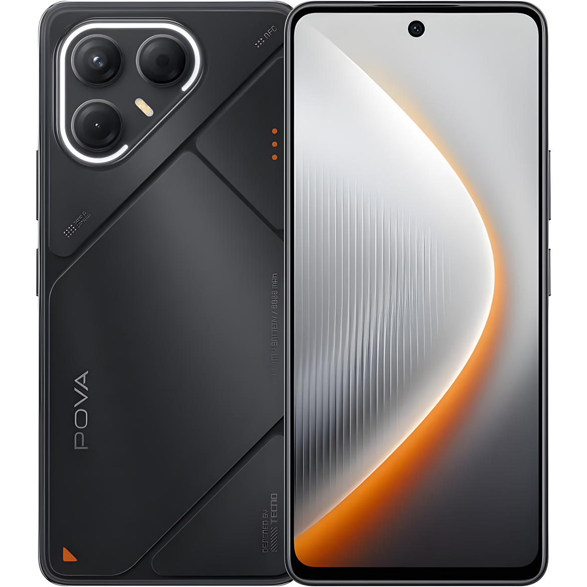 Смартфон Tecno Pova 7 5G 8GB/256GB Geek Black (LJ7)