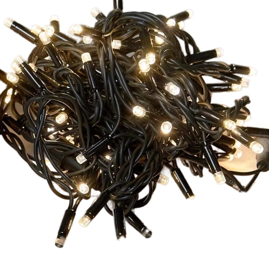 Светодиодная гирлянда ULED Стринг-лайт ULED-SL-100-220V-(B-F-W/W)