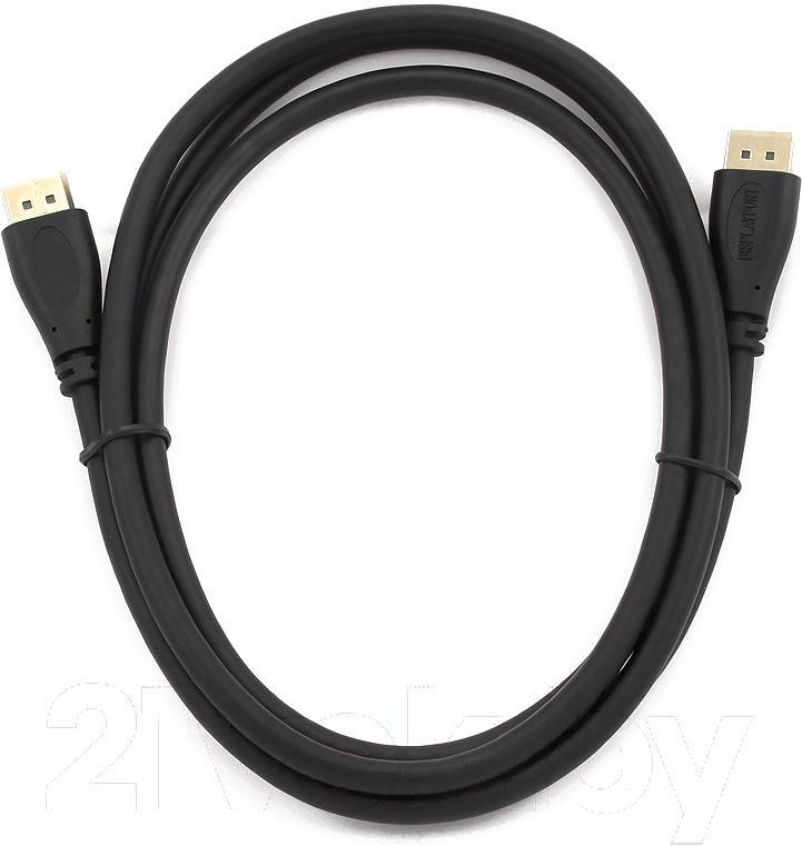 Кабель Cablexpert DisplayPort Cablexpert CC-DP-1M, v1.1, 1м, 20M/20M, черный, экран, пакет Чёрный