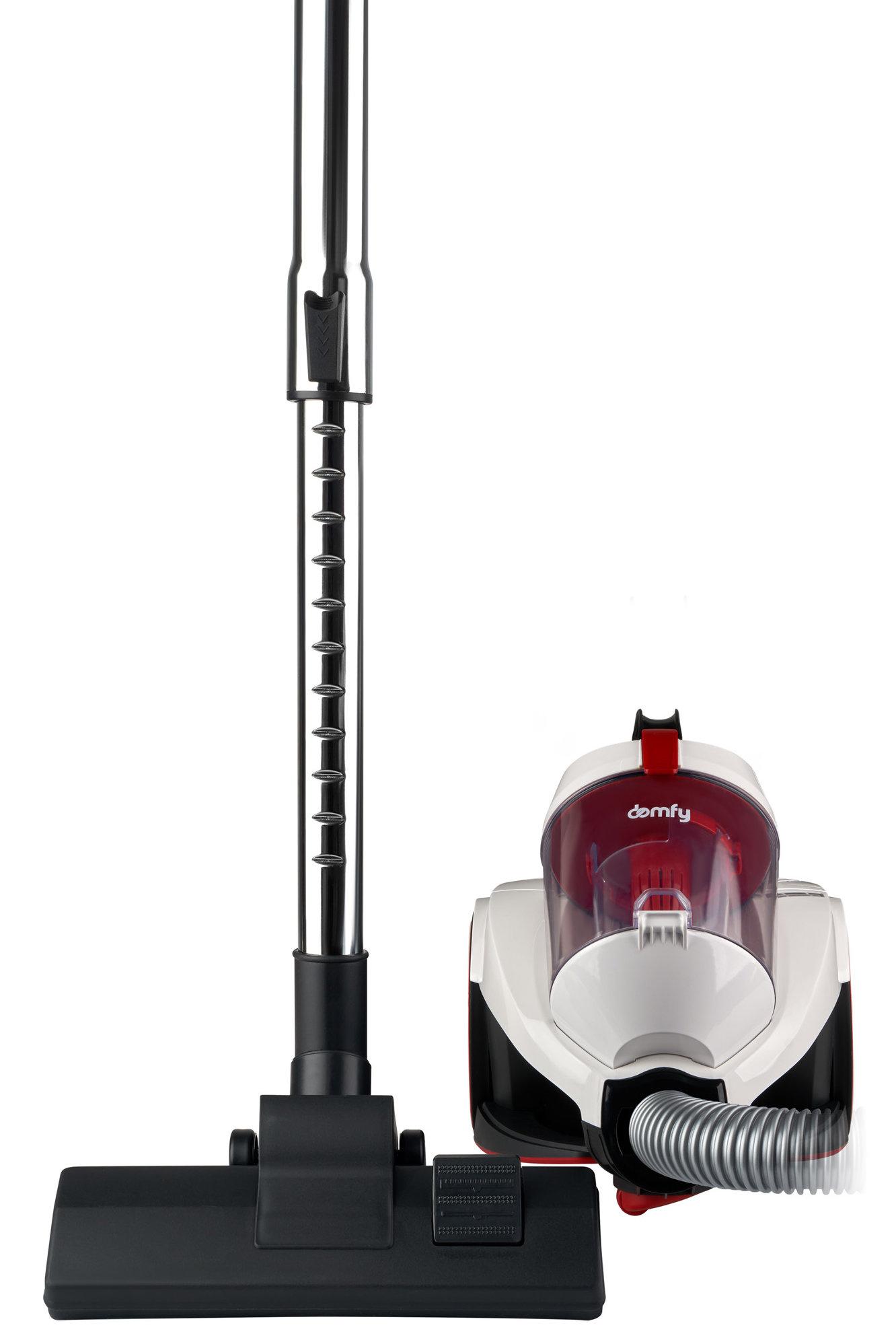 Пылесос Domfy DSC-VC505 белый/красный