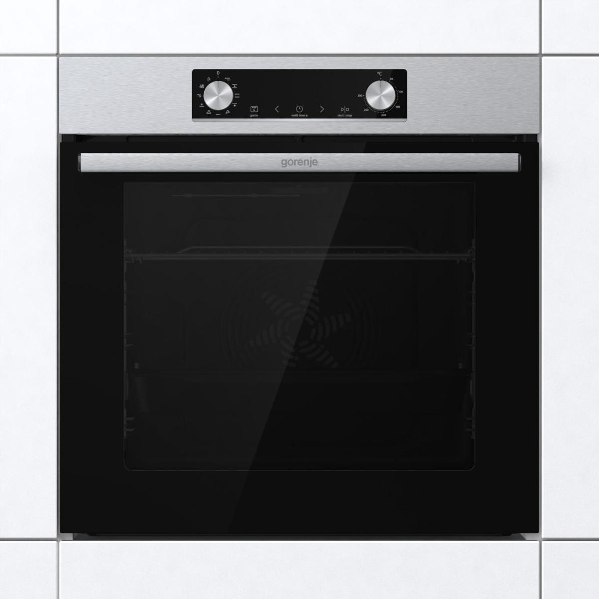 Духовой шкаф Gorenje BO6735E05X нержавеющая сталь/черный (738378)