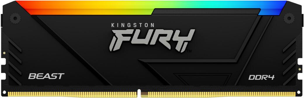 Оперативная память Kingston Fury Beast Black RGB XMP 16GB DDR4 (KF432C16BB2A/16)