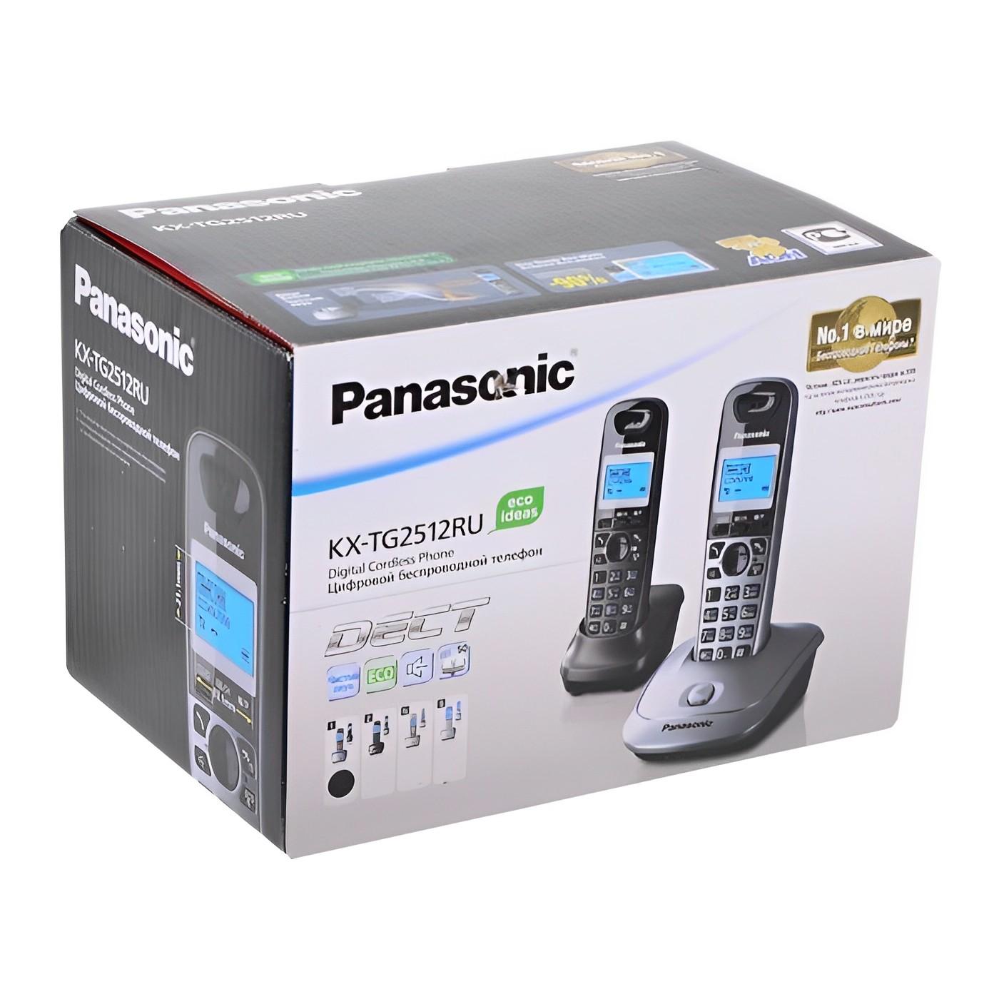 Радиотелефон DECT Panasonic KX-TG2512RU1