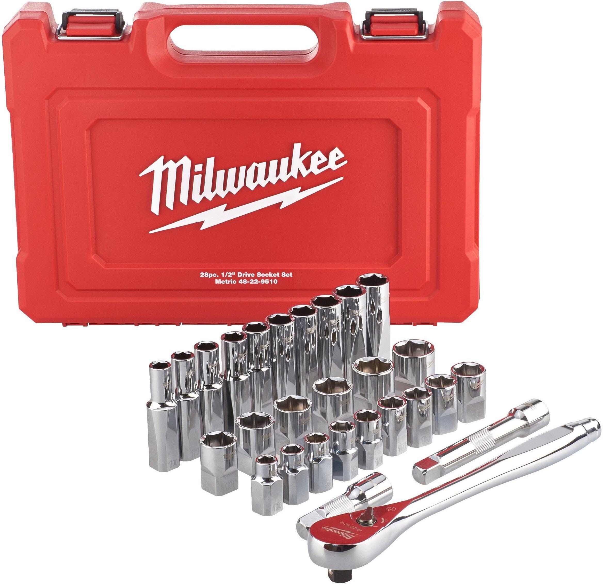Набор трещотка с головками Milwaukee 4932471864
