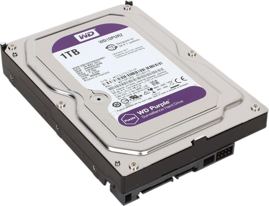 Жесткий диск WD 1TB WD10PURZ