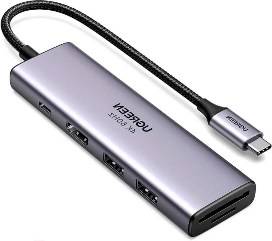 USB-хаб Ugreen CM511-60384 Space Gray (60384)