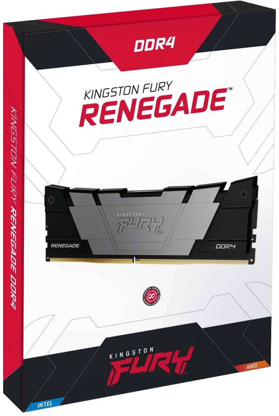 Оперативная память Kingston Fury Renegade Black 16GB DDR4 XMP (KF442C19RB2K2/16)