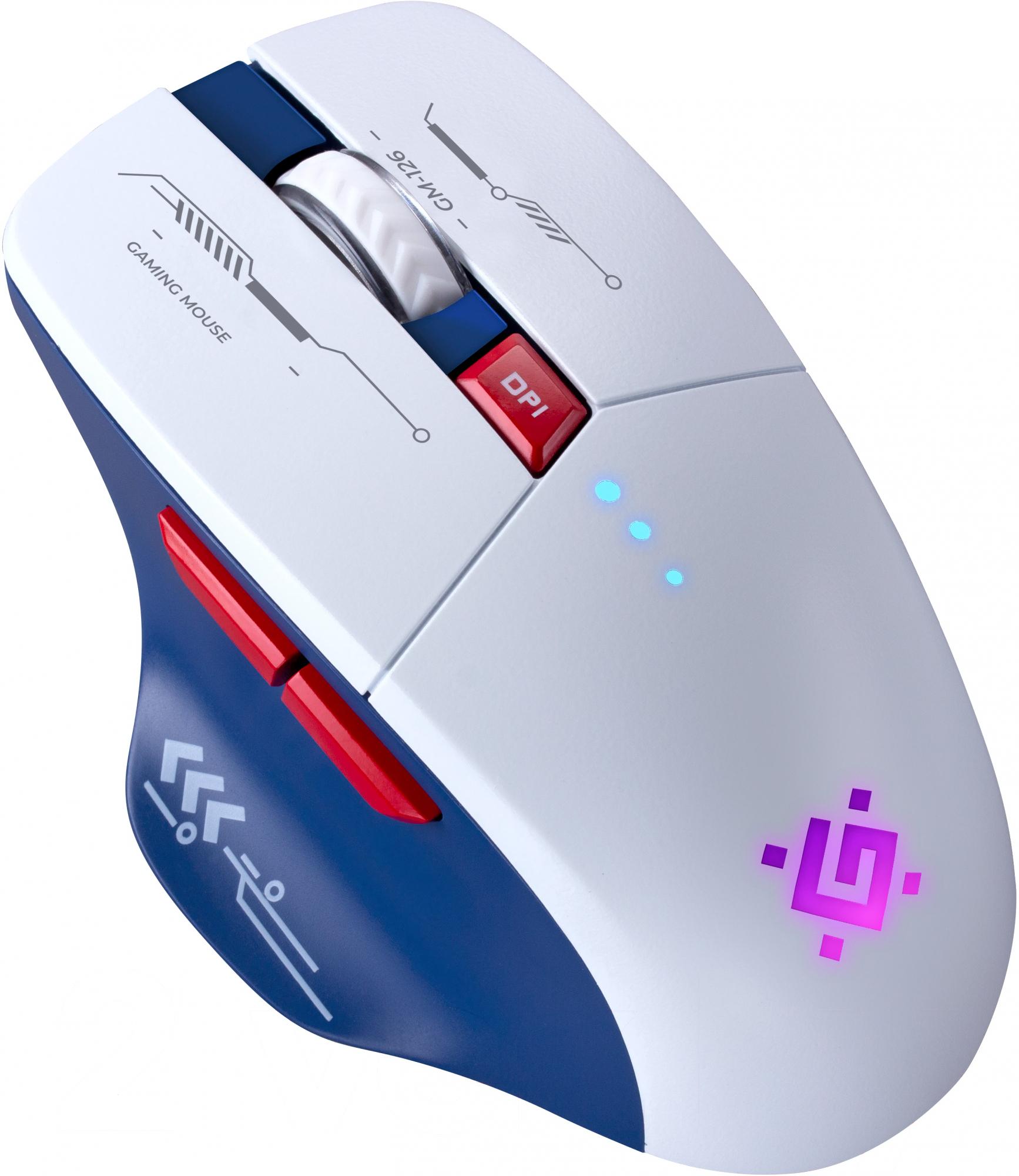 Мышь Defender Tisa GM-126 Whte/Blue (52126)