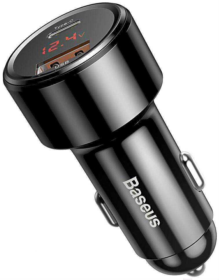 Автомобильное зарядное Baseus Magic Series Black (CCMLC20C-01)