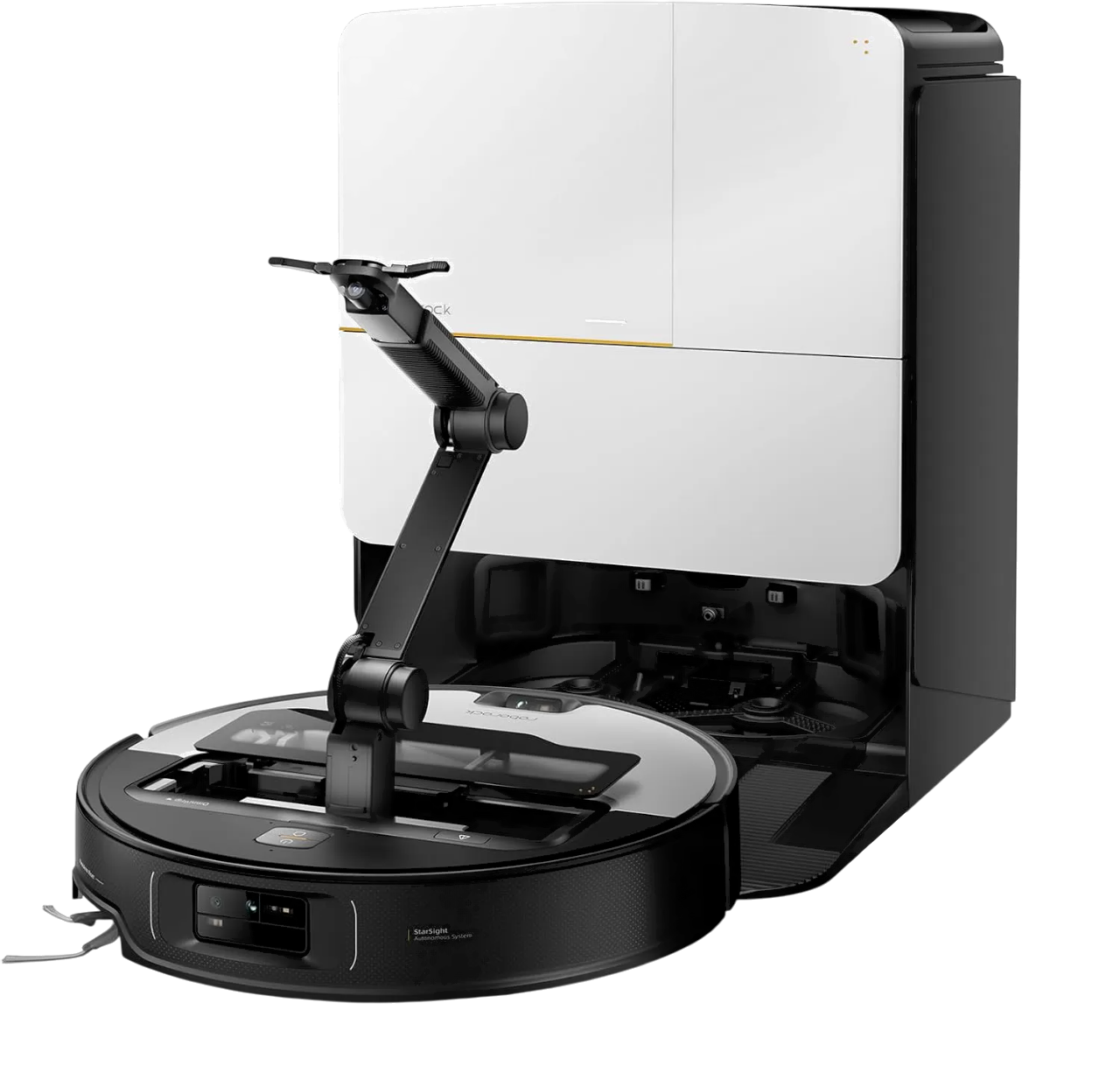 Робот-пылесос Roborock Robotic Vacuum Cleaner+Empty Wash Fill Dock Saros Z70 RU Silver (SZ7002-02)