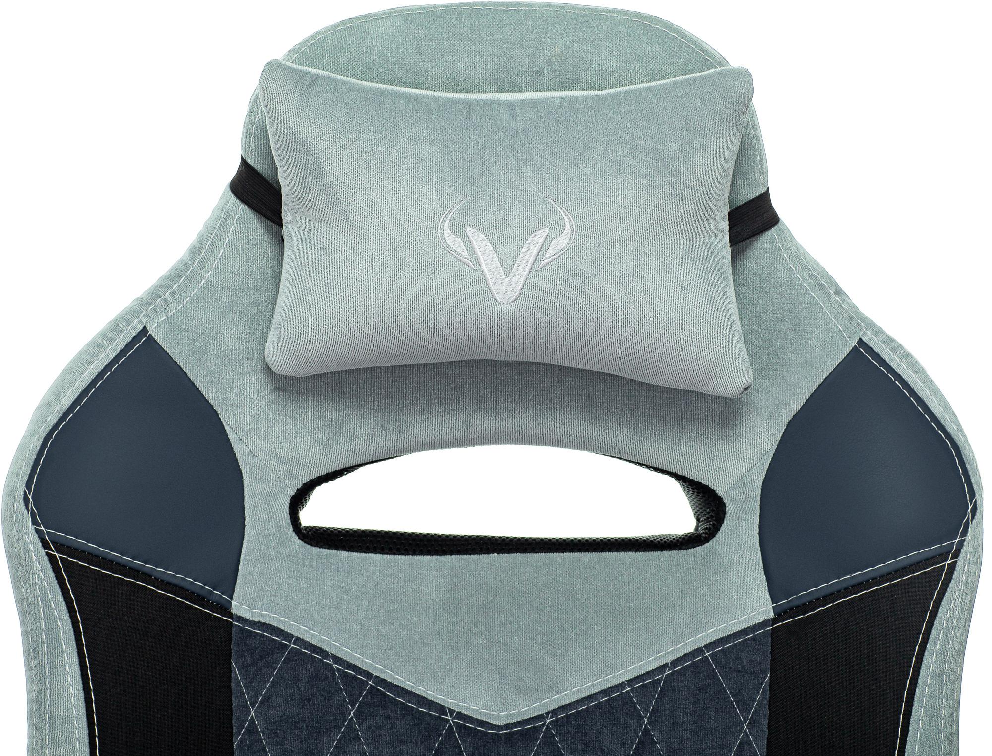Геймерское кресло Бюрократ Viking 6 Knight BL Fabric голубой