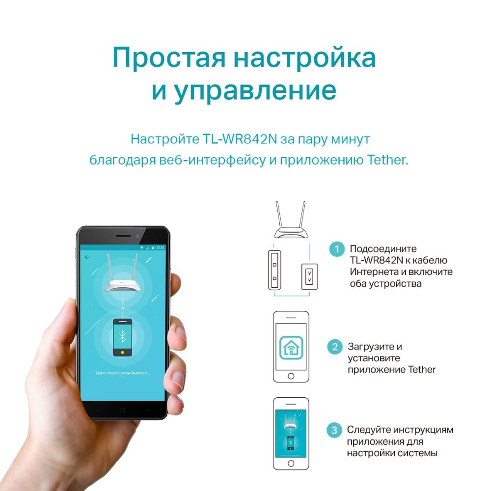Беспроводной маршрутизатор TP-Link TL-WR842N