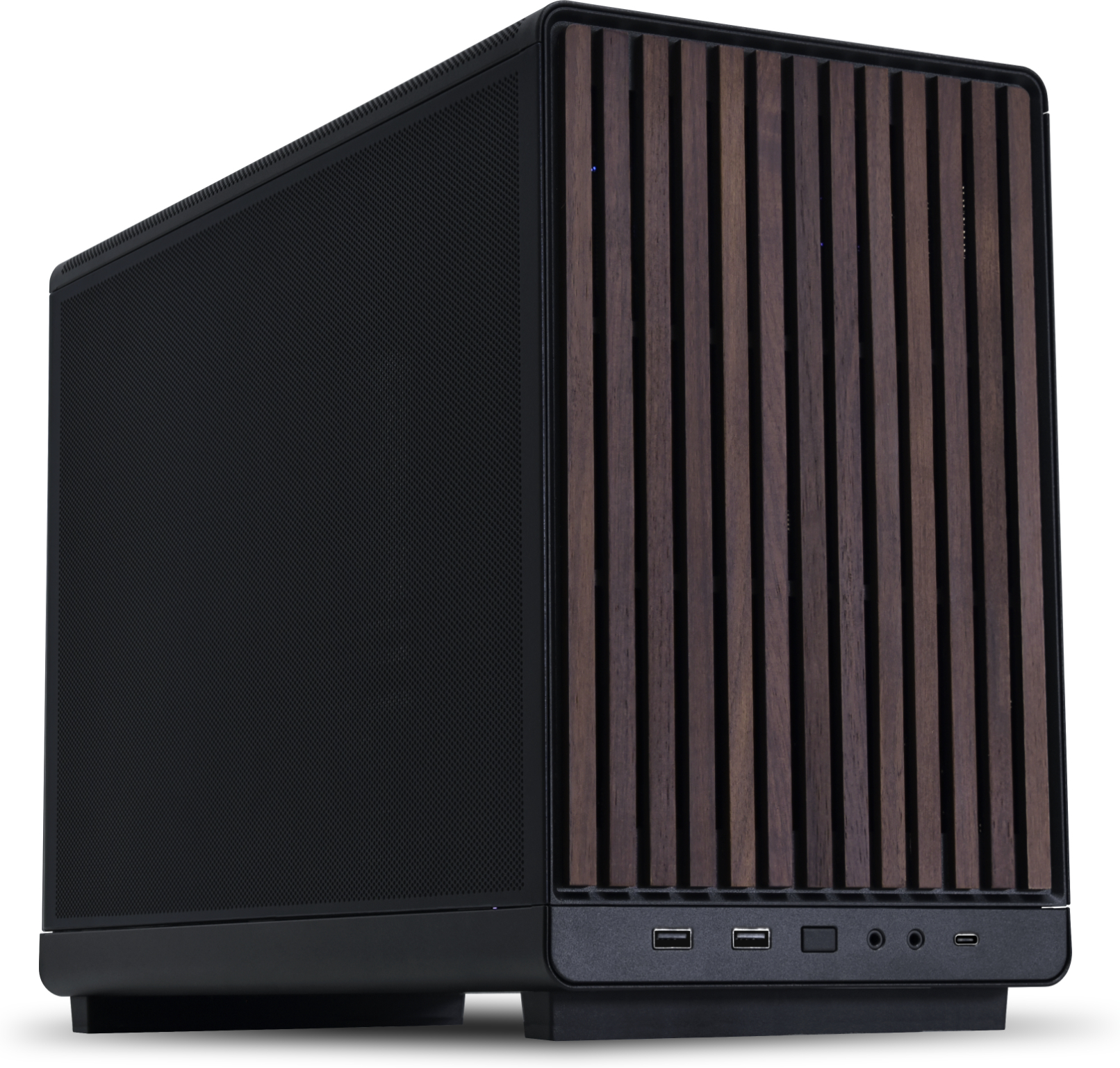 Корпус Lian Li A3-mATX без БП Black/Wood (G99.A3X-WD.00)