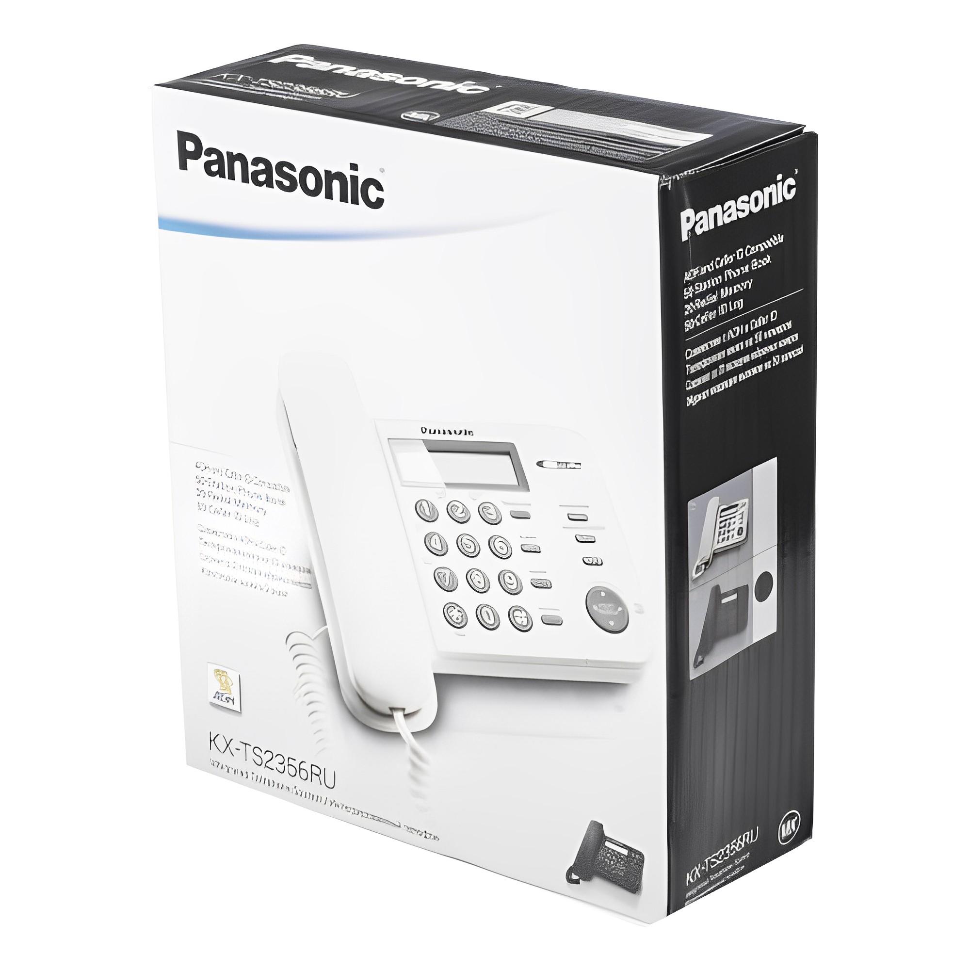 Проводной телефон Panasonic KX-TS2356RUB