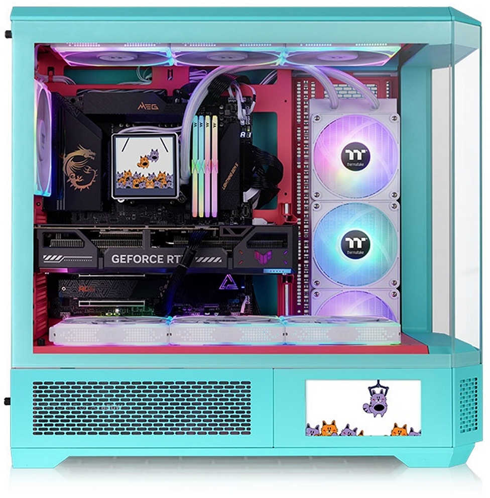 Корпус Thermaltake View 600 TG Mint Strawberry (CA-11H-00FLWN-00)