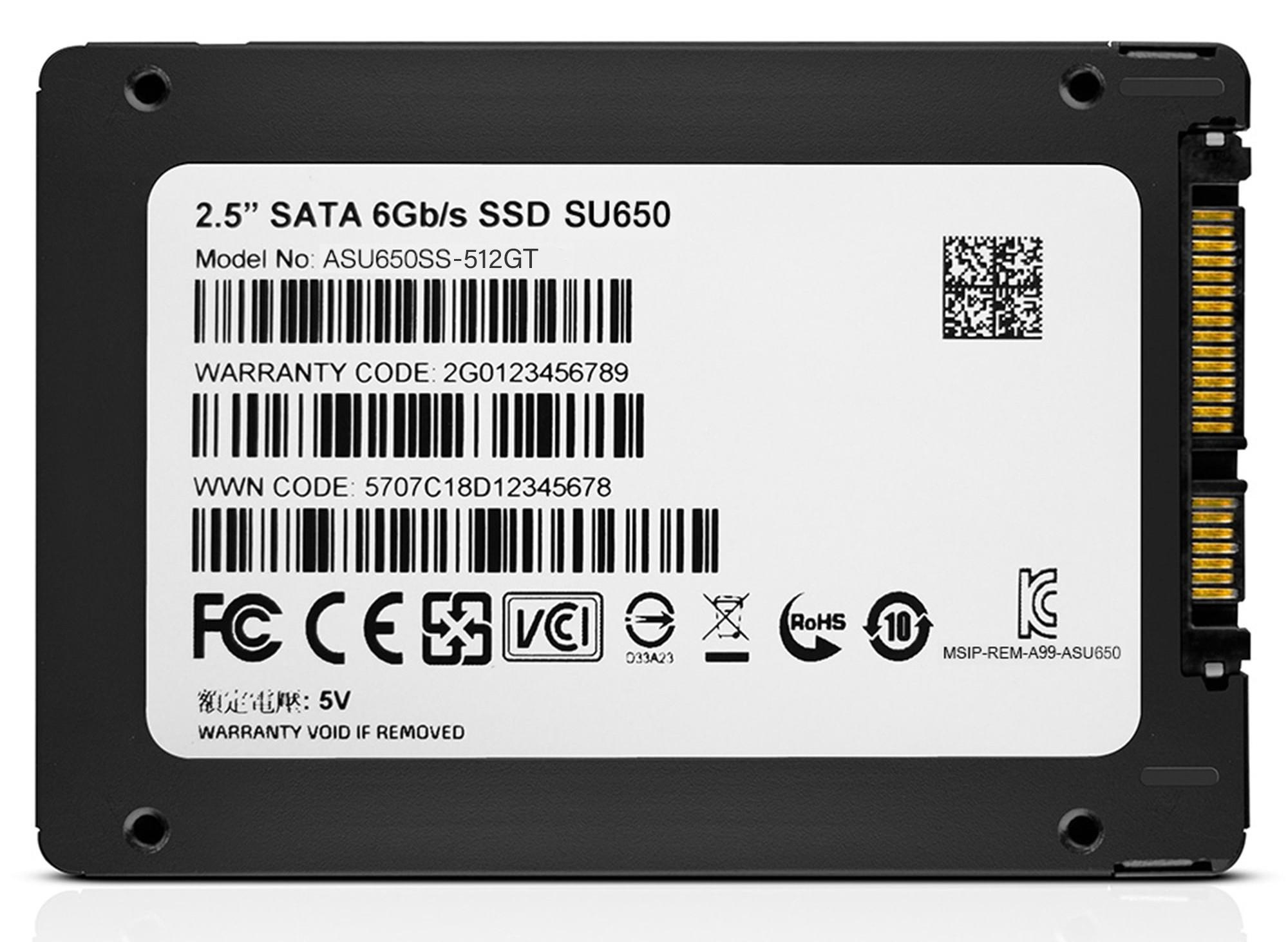 SSD диск A-Data Ultimate SU650 512GB (ASU650SS-512GT-R)