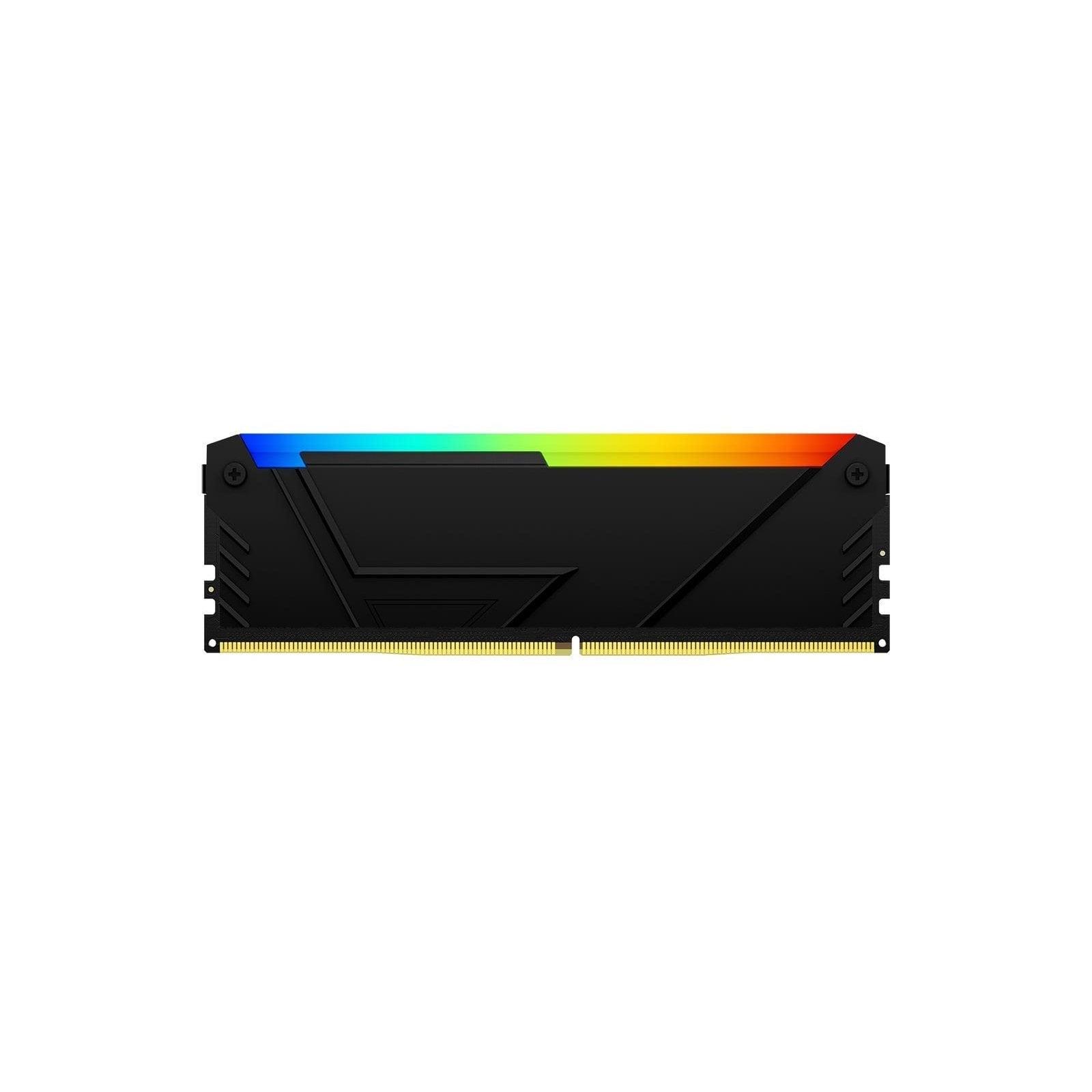 Оперативная память Kingston Fury Beast Black RGB XMP 16GB DDR4 (KF432C16BB12A/16)