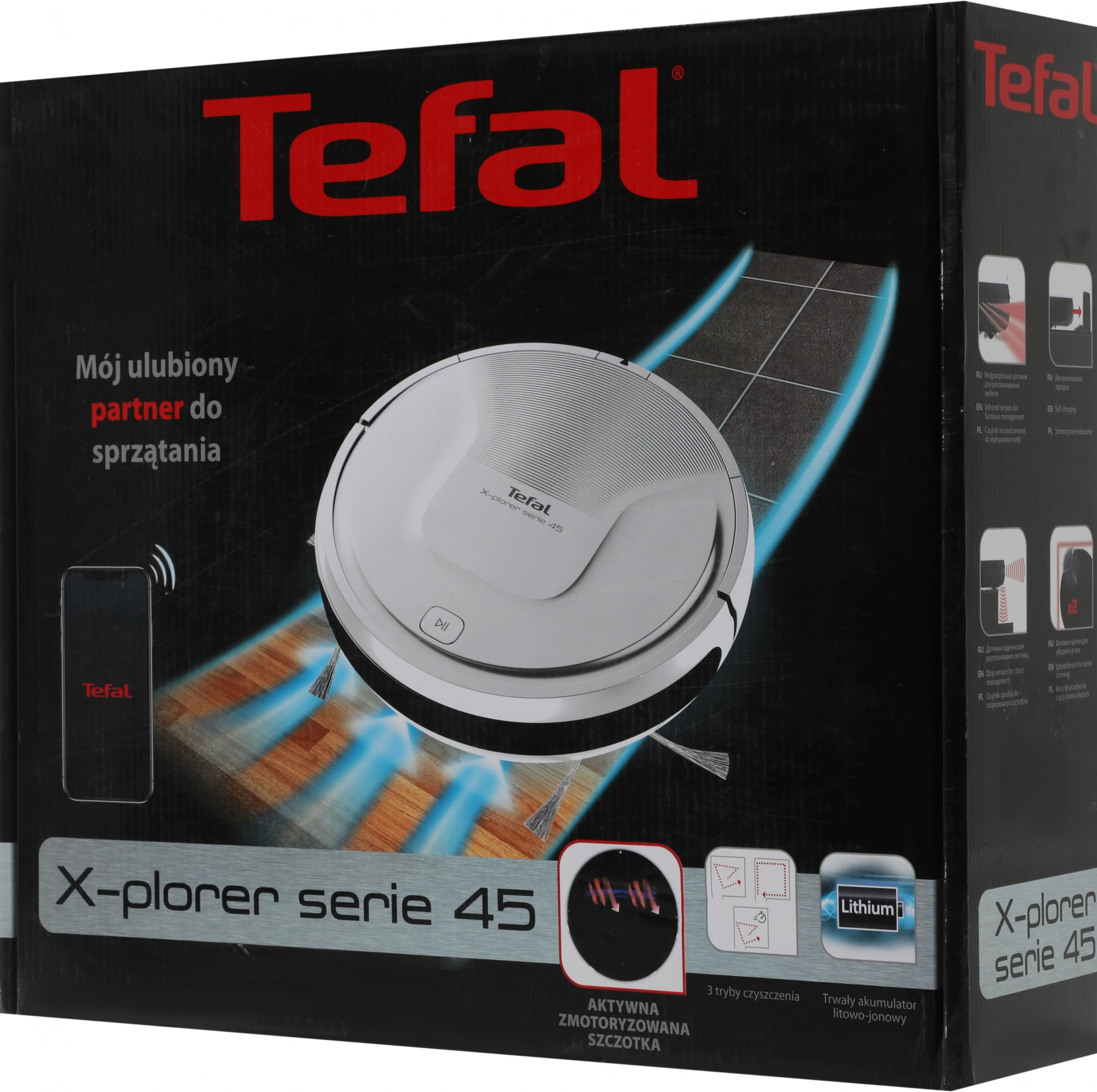 Робот-пылесос Tefal X-Plorer Serie 45 (RG8227WH)