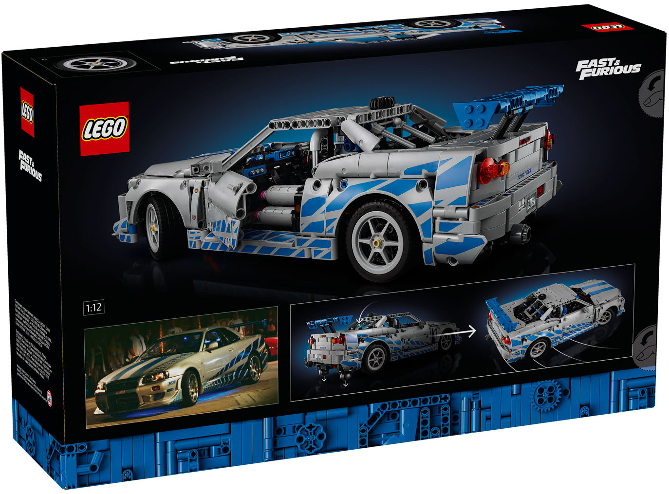 Конструктор Lego Technic Форсаж 2 Nissan Skyline GT-R R34 (42210)