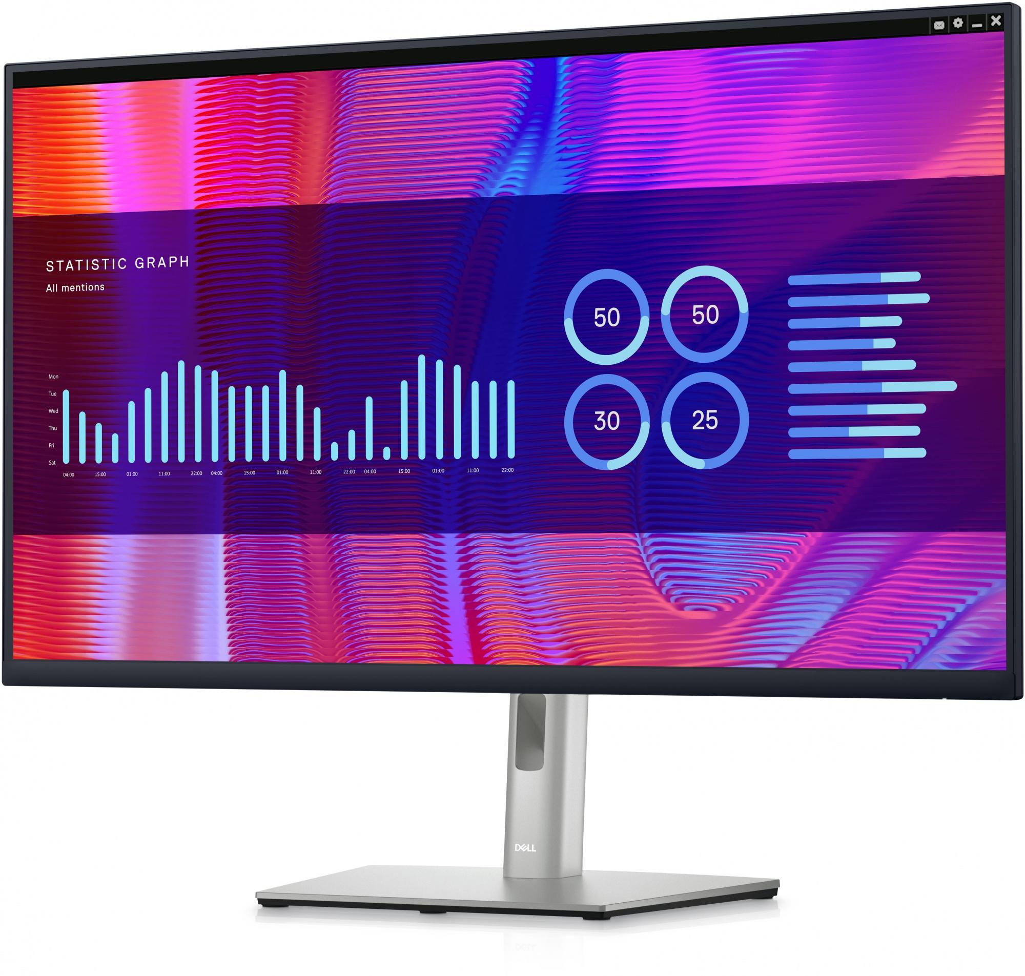 Монитор Dell P3223DE черный (210-BDGB)