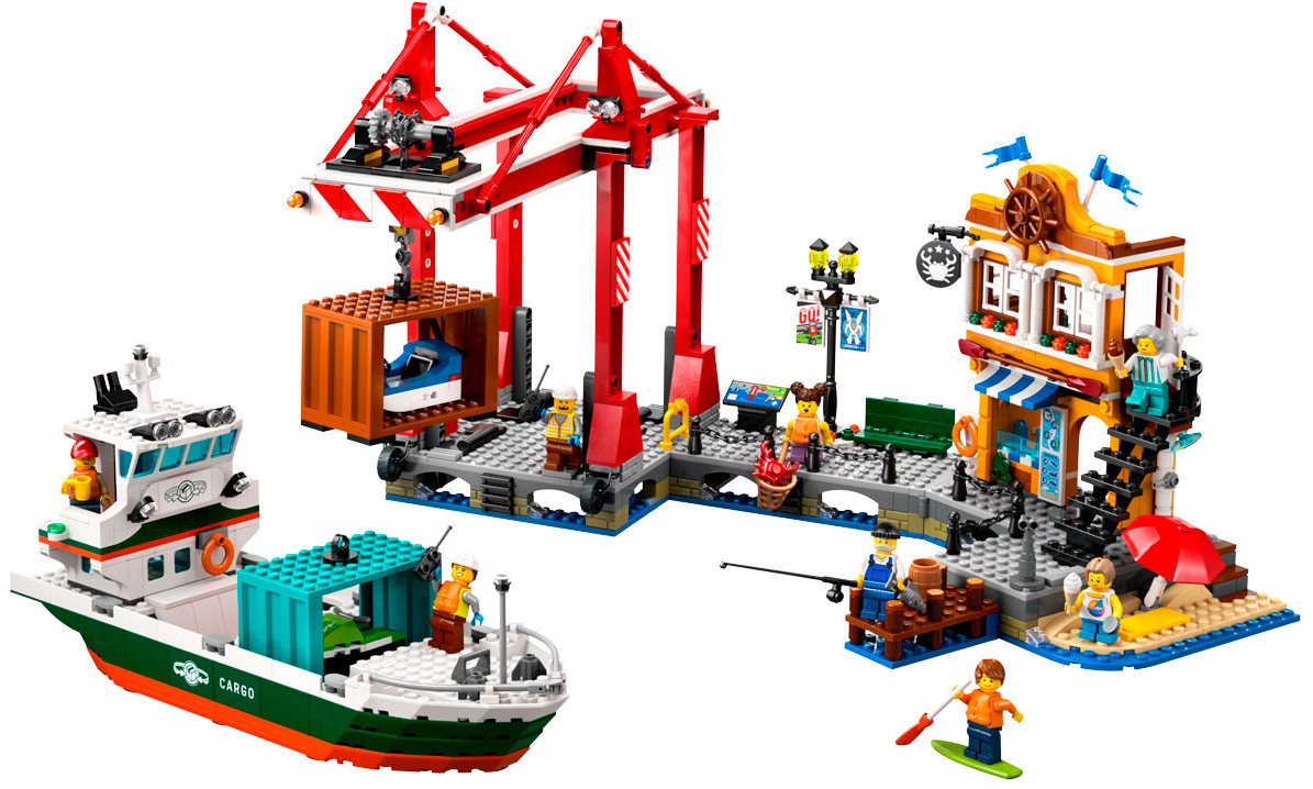 Конструктор Lego City Морской порт с грузовым судном (60422)