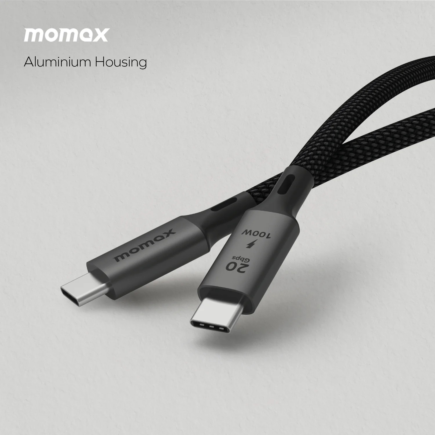 Кабель Momax Elite DC31L USB-C/USB-C 1m Titanium
