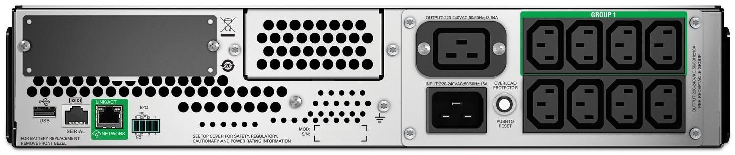 Источник бесперебойного питания APC Smart-UPS черный (SMT2200RMI2UC)