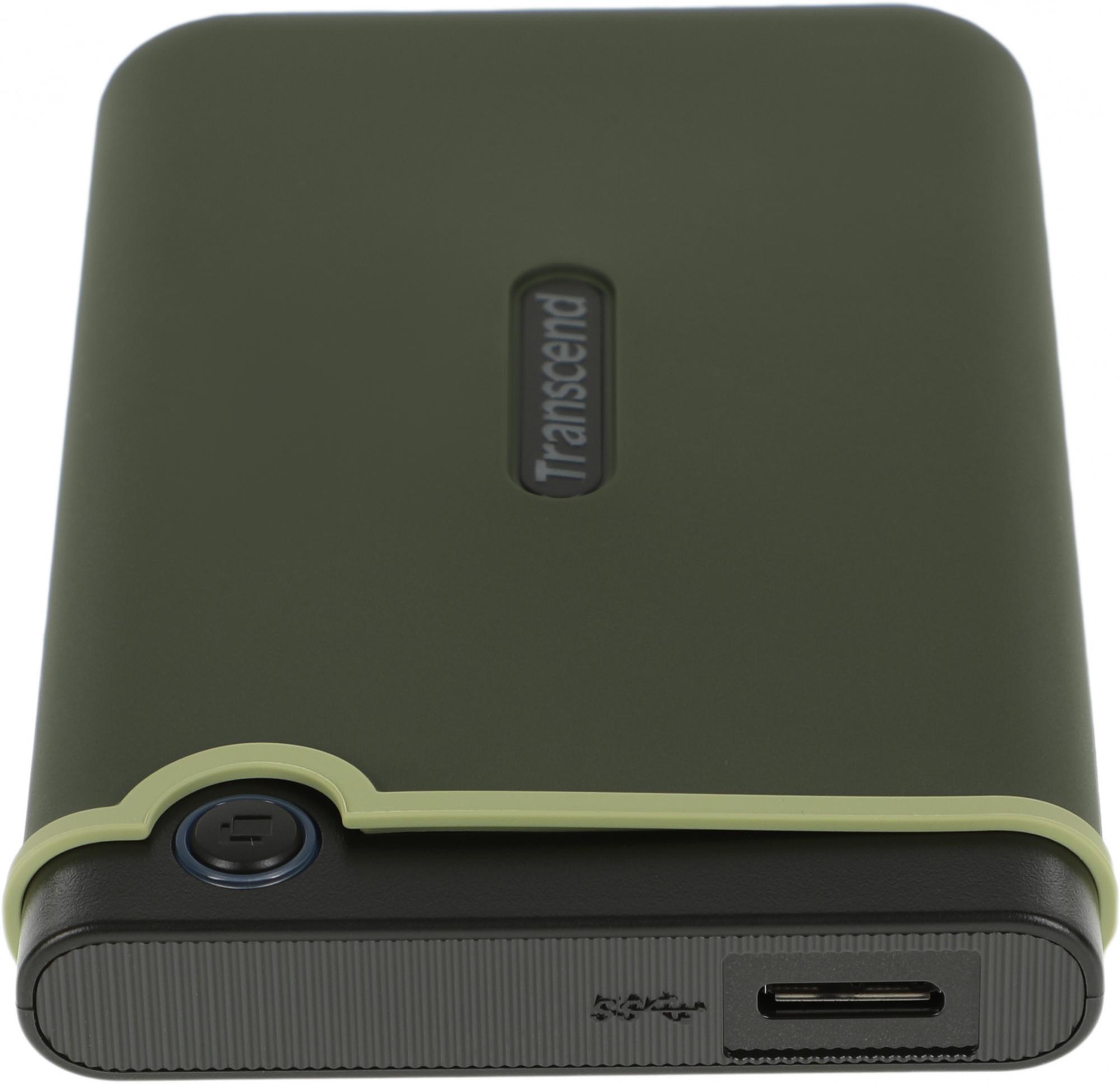 Внешний накопитель Transcend StoreJet 25M3 USB 3.0 1TB зеленый (TS1TSJ25M3G)