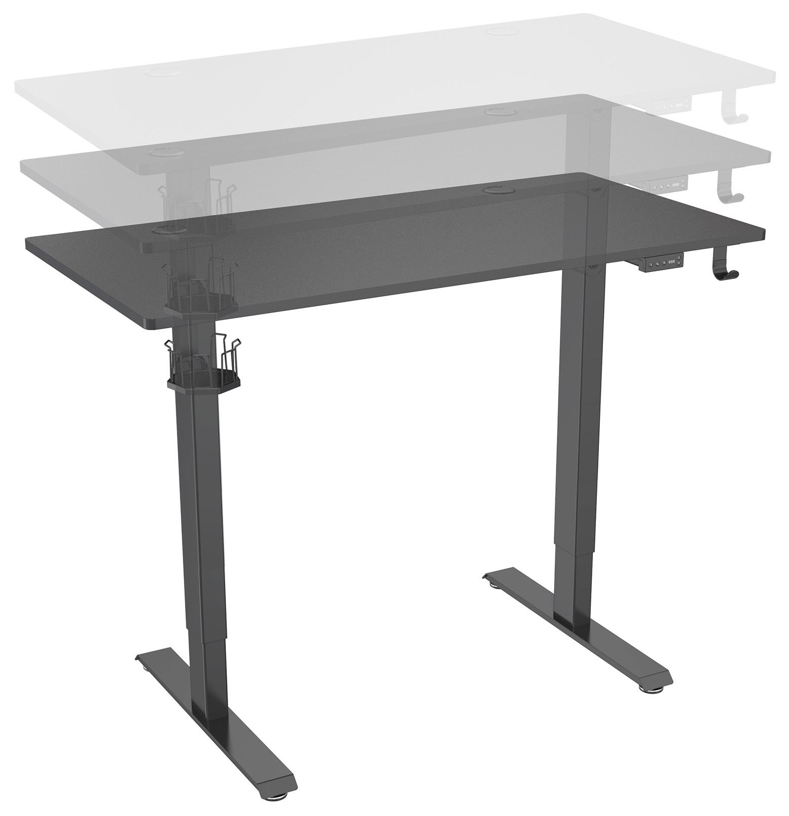 Стол письменный Cactus CS-ED-BBK черный