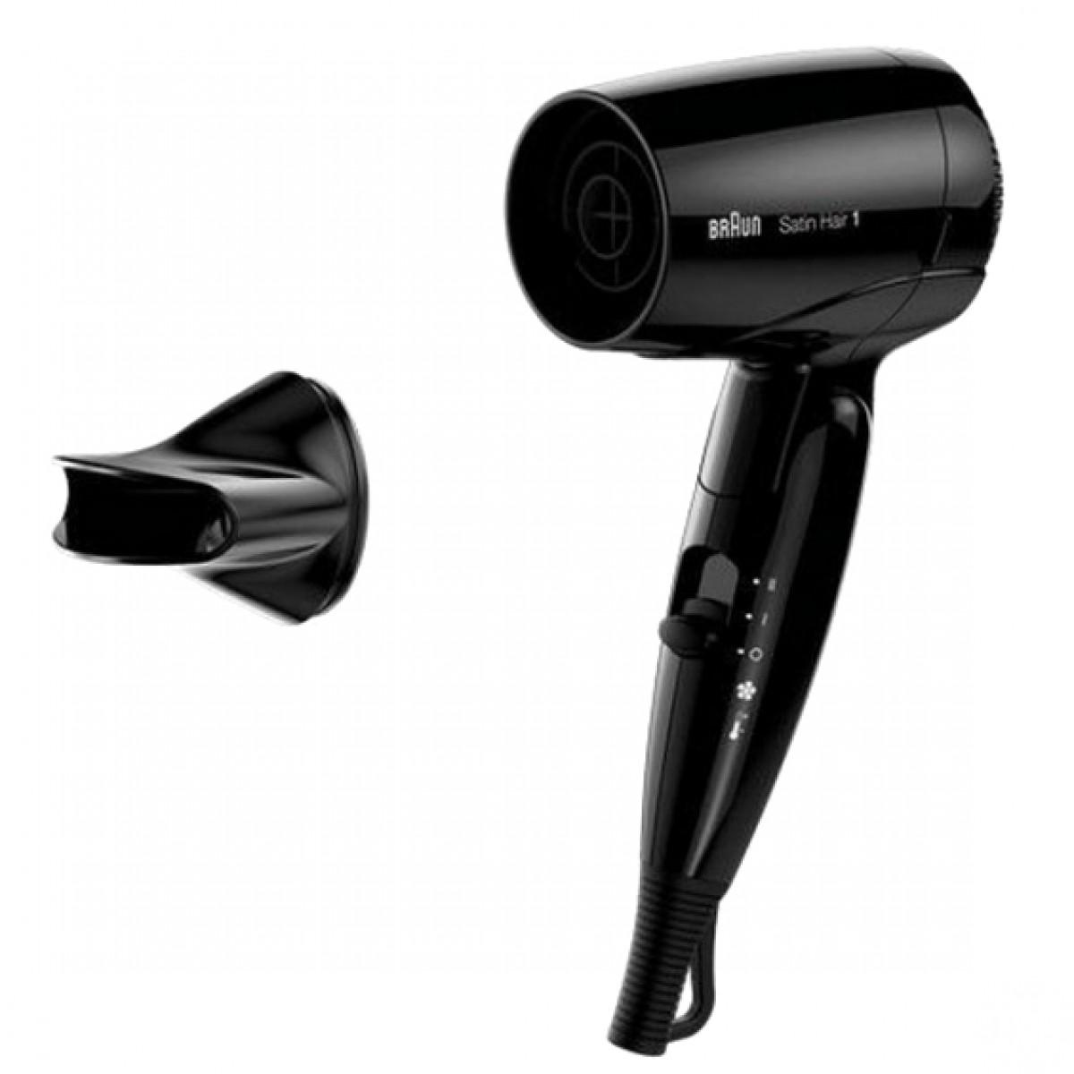 Фен Braun Satin Hair 1 черный (HD130)