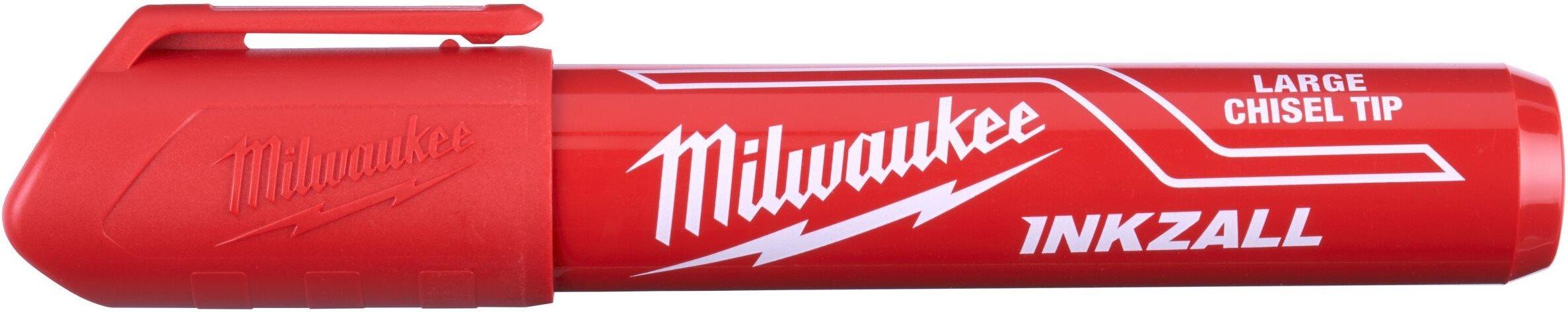 Маркер строительный Milwaukee Inkzall L красный (4932471556)