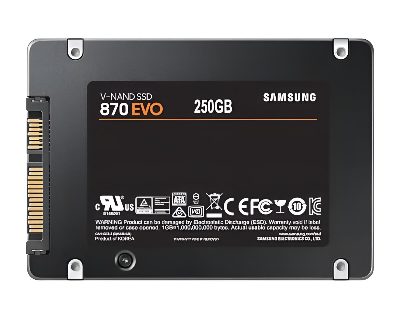 SSD диск Samsung 250GB 870 EVO (MZ-77E250B/KR)