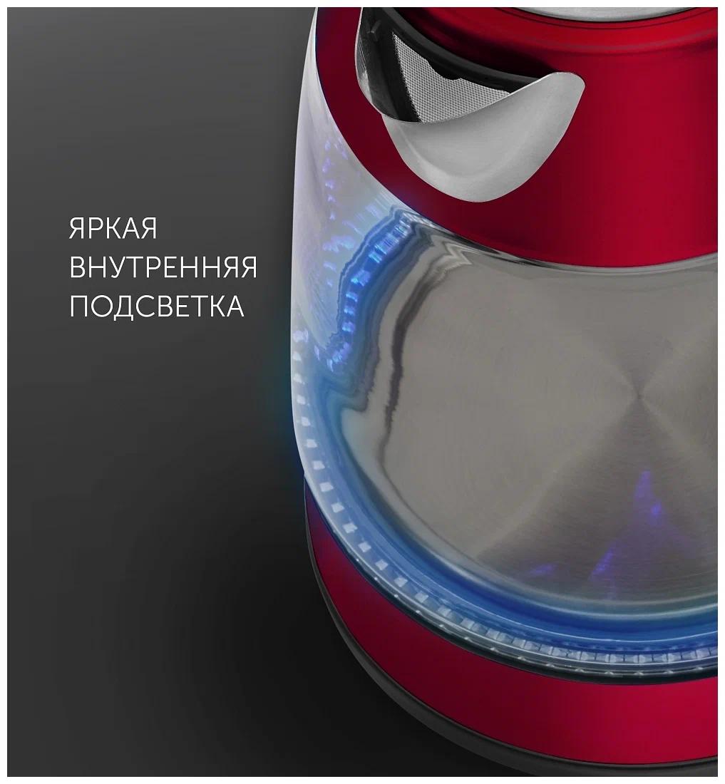 Электрочайник Polaris PWK 1760CGL красный