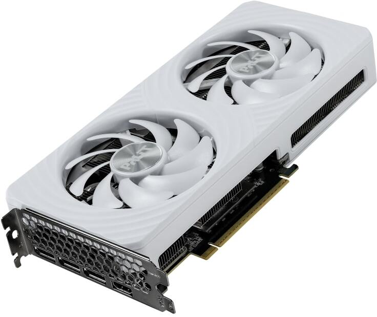 Видеокарта Palit GeForce RTX 5060 Ti OC 8GB GDDR7 белый (NE7506TU19P1-GB2062M)