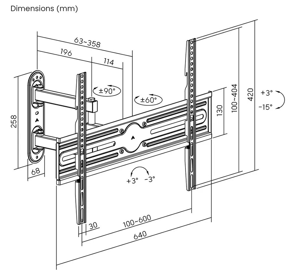 Кронштейн Roome LPA85-463-R