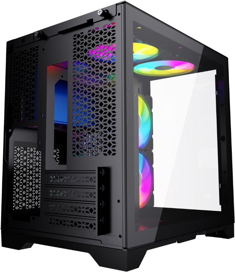 Корпус Powercase Vision Micro черный (CVBM-L4)