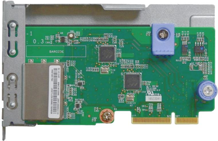 Интерфейсная плата Lenovo ThinkSystem 1Gb 2-port RJ45 LOM OK (7ZT7A00544)