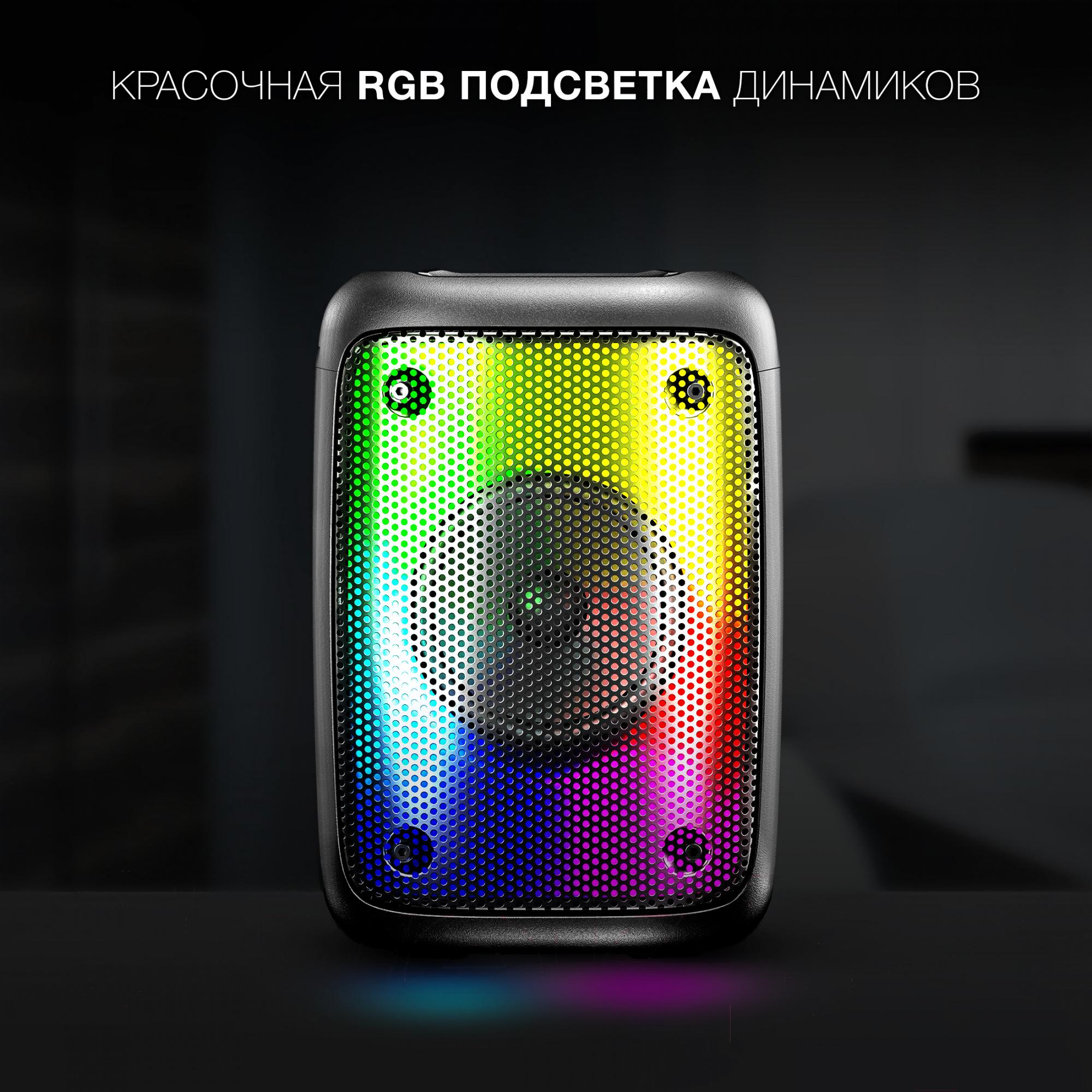 Портативная колонка Hyundai H-PS1006 черный