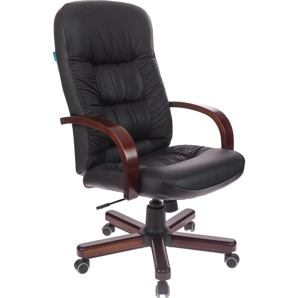 Офисное кресло Бюрократ T-9908 черный (T-9908/Walnut)