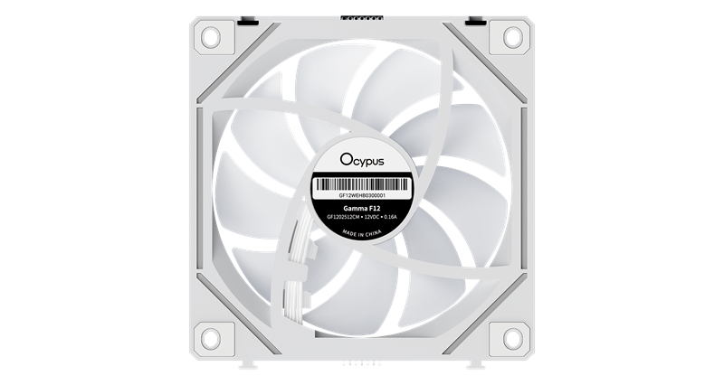 Комплект вентиляторов для корпуса Ocypus Gamma F12 UNI WH ARGB REVERSE BLADE 3 IN 1 (Gamma-F12-WH3AM01U-GL)