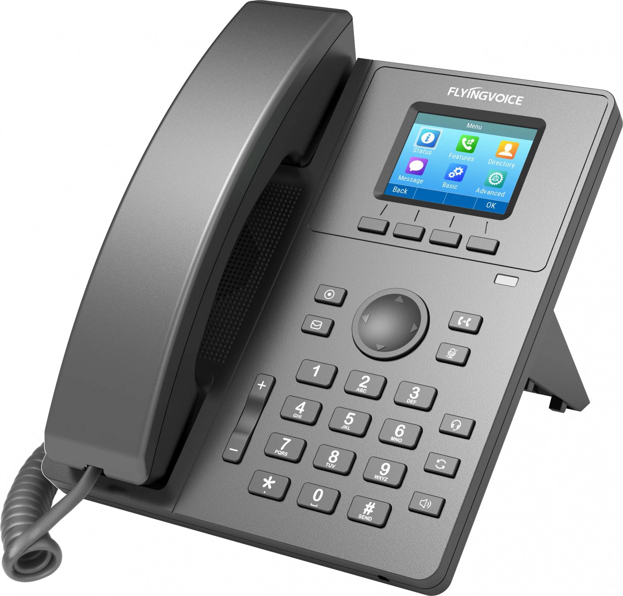 IP-телефон Flying Voice P11P серый