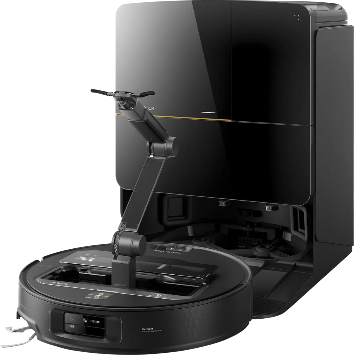 Робот-пылесос Roborock Robotic Vacuum Cleaner+Empty Wash Fill Dock Saros Z70 RU Black (SZ7052-02)