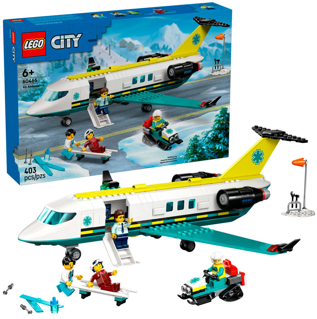 Конструктор Lego City Самолет скорой помощи (60465)