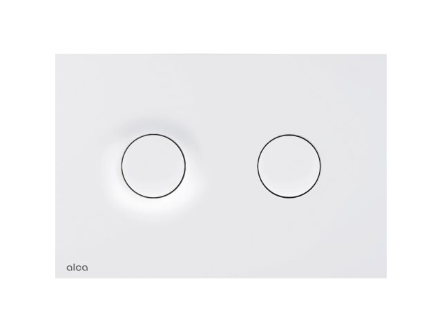 Кнопка управления для скрытых систем инсталляции, Dot.Dot. (белый-мат), Alca (Alcaplast)