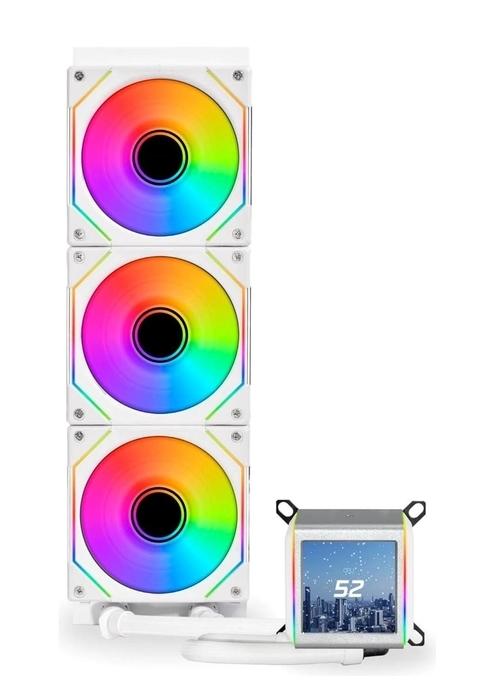 Кулер для процессора Lian Li Galahad II LCD SL-Infinity 360 White (G89.GA2ALCD36INW.00)