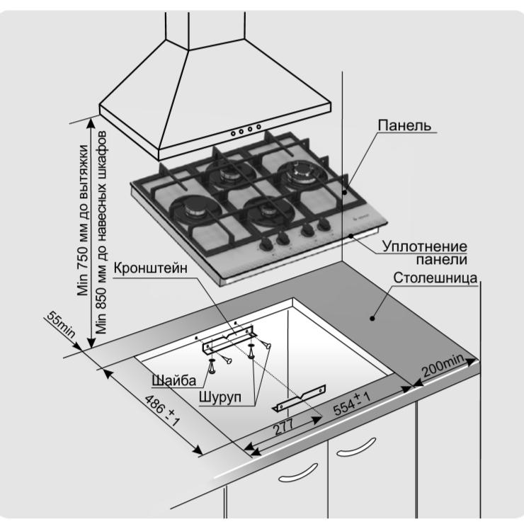 Варочная панель Gefest ПВГ 2231-01 Р3