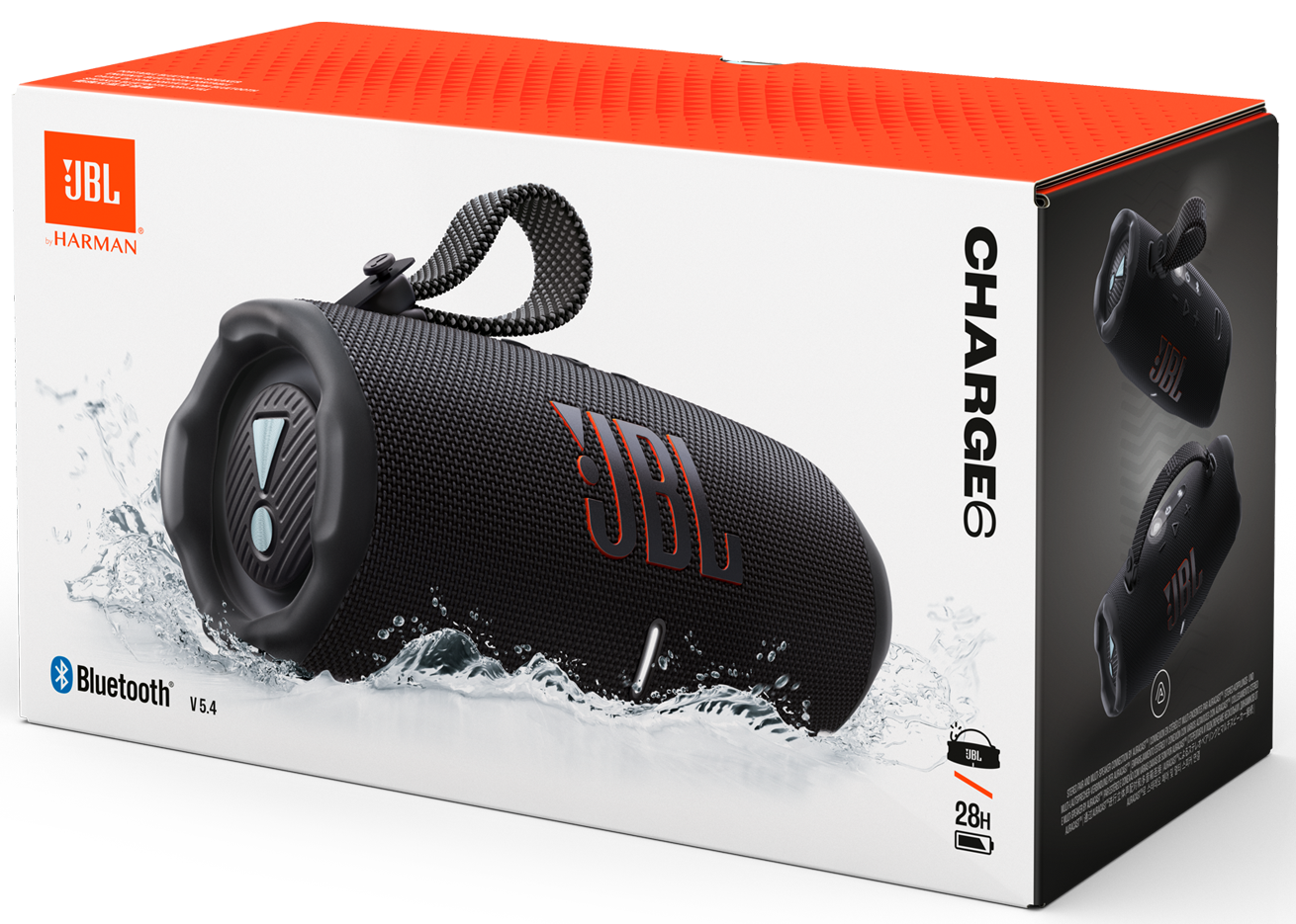 Портативная колонка JBL Charge 6 черный (JBLCHARGE6BLK)
