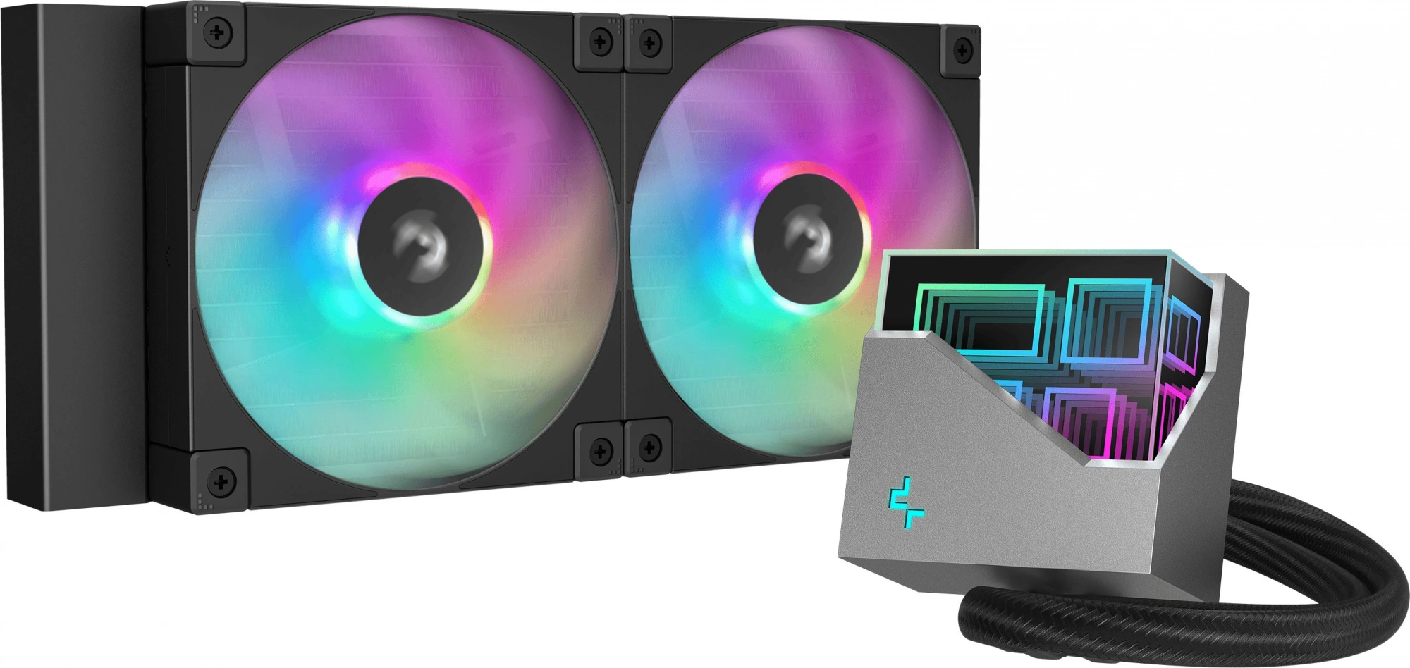 Система жидкостного охлаждения для процессора DeepCool LT240 ARGB черный (R-LT240-BKAMNC-G-1)