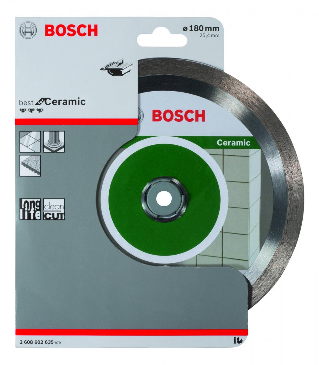 Алмазный диск Bosch 180-25.4 Best for Ceramic 2.608.602.635